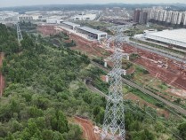 给物流产业发展“让路” 四川遂宁110 千伏输电线路改迁5.9公里