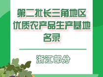 丽水3家入选！新一批长三角地区优质农产品生产基地名单公布