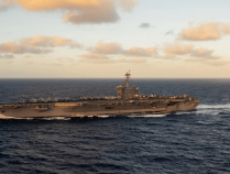 美华盛顿号航母接近西太平洋 或将结束航母真空期