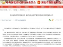 湖北省纪委监委通报:3人被“双开”