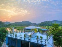 藏在广州增城这座稻田里的花园网红民宿，轰趴烧烤丨柒舍里