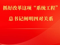 第一观察丨抓好改革这项“系统工程”，总书记阐明四对关系